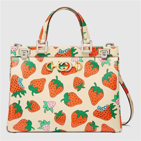 gucci straw beach bag|Gucci strawberry bag.